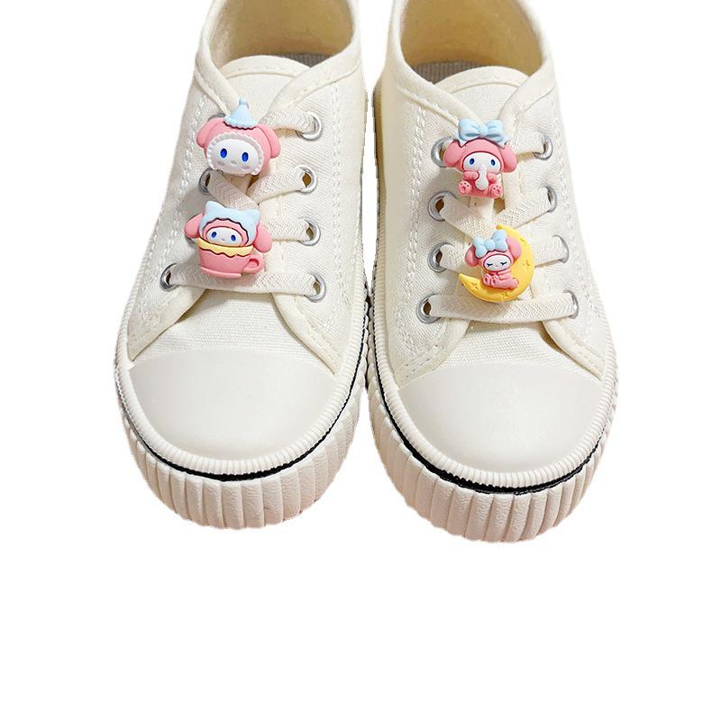 Melody Cartoon Shoelace Buckle - Cute Decorative Doll Accessories for Kids