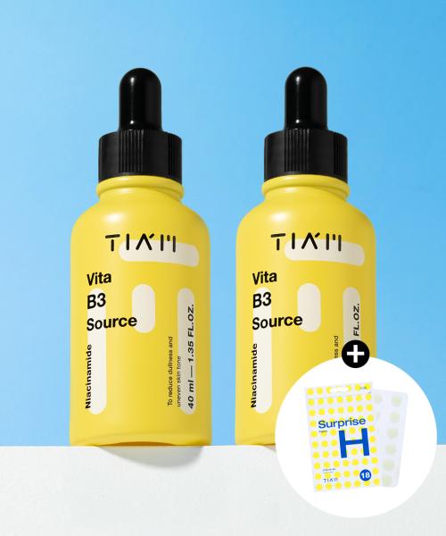 Tiam Vita B3 Source 40ml X 2pcs + Gift H Patch 18pcs NONE