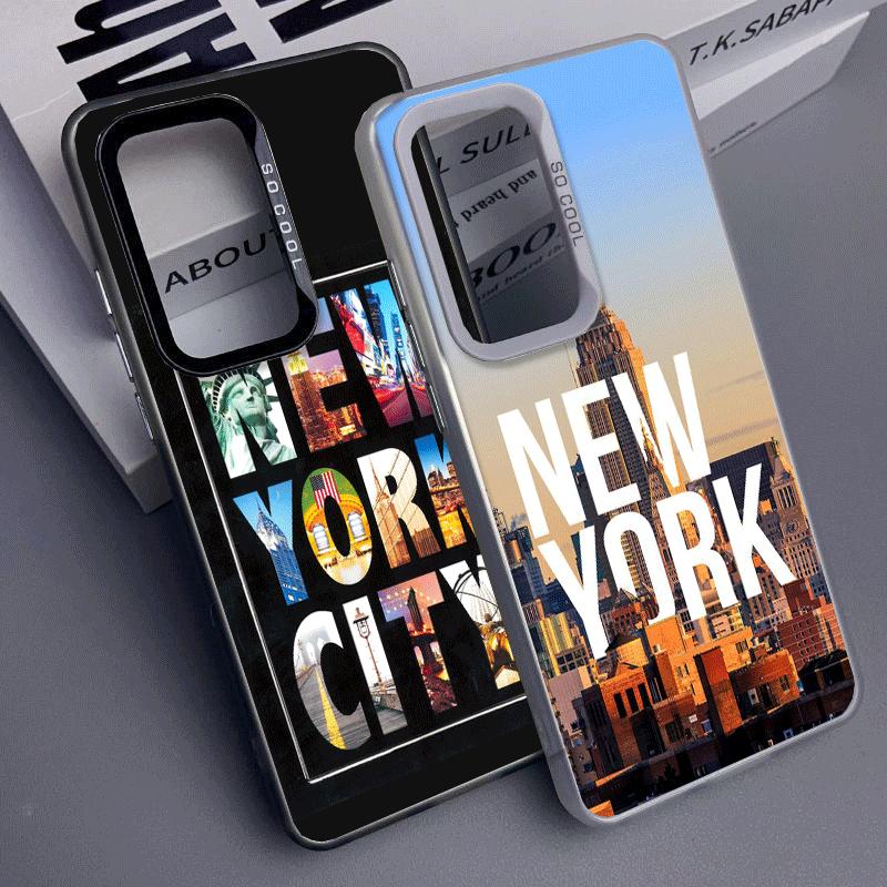 NYC New York City Soft Phone Case for Samsung A17 A16 A15 A14 A13 A57 A56 A55 A54 A53 A37 A36 A35 A34 A33 A26 A25 A24 A23 A52