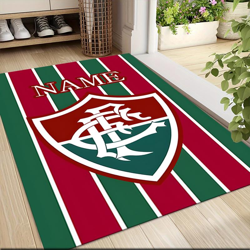 Custom Name Olympiacos Champions Celebration Carpet Rug Customizable Soft Washable Anti-Slip Home Living Room Sofa Mats Personalized Rug. 0909217
