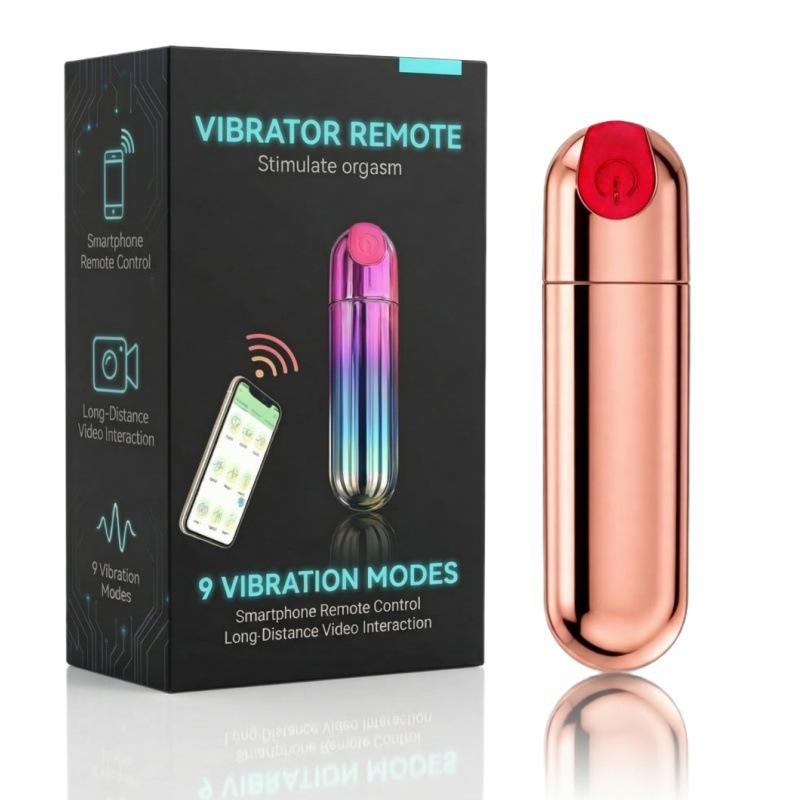 Multi-Speed Wireless Vibrating Bullet for Couples - Mini Massager & Anal Plug