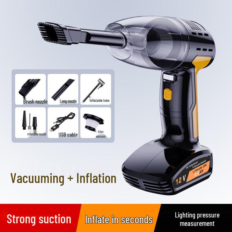LISM Multifunctional Car Vacuum Cleaner & Air Pump