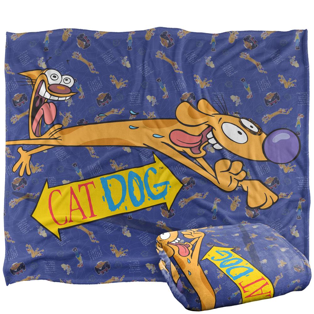CatDog Silky Running Supersoft Blanket