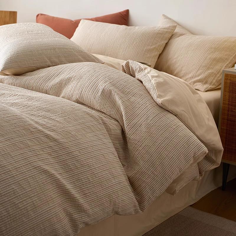 2025 Luxuriöse Winterbettwäsche aus reiner Baumwolle - Bettbezug & Bettlaken (4-teilig)