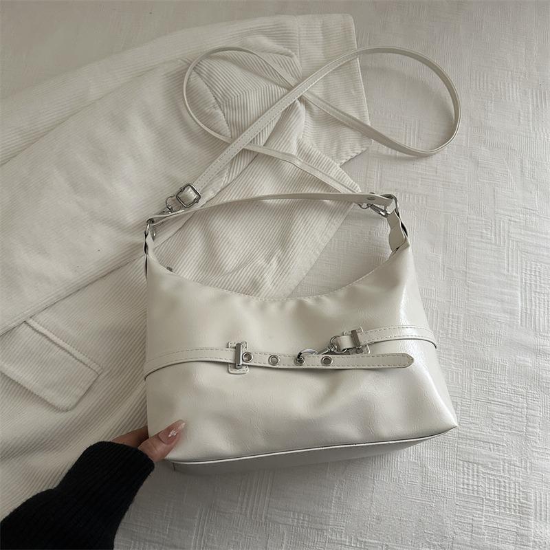 Retro High-End Achseltasche Damen Neue Einfache Pendler-Tragetasche Vielseitige Schulter-Umhängetasche