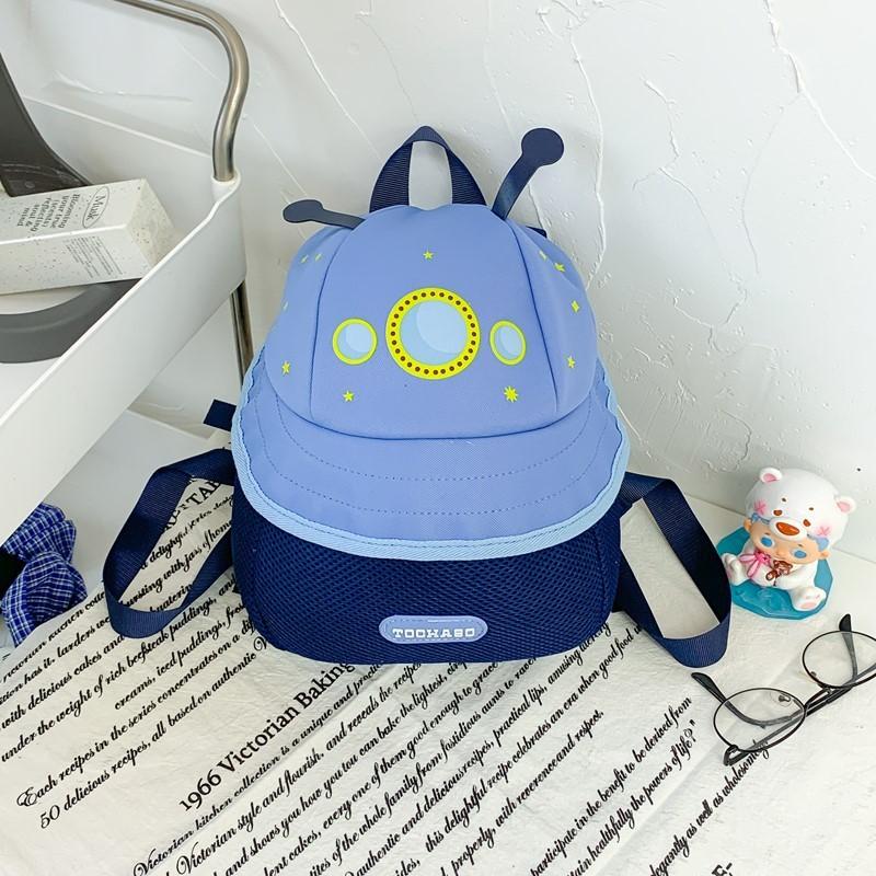 Cotton Children Preschool Backpack Cartoon Fruit Hat Durable Stitching School