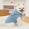 Fashion Pet Hooded Vest Soft Solid Color Pet Outfits Pet Supplies Flexible Pet Hooded Coat