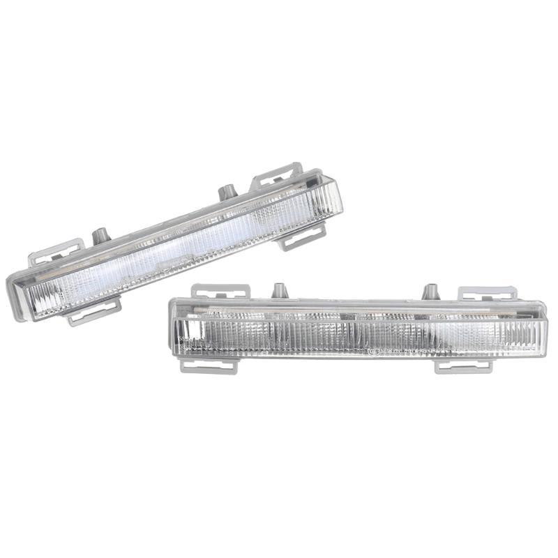 1 paio di luci di marcia diurna anteriori per W166 ML350 ML400 ML500 2012-2015 2049065401 2049065501 Fendinebbia DRL di ricambio