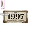Vintage City Coordinate Kitchen Basement Garage Year Metal License Plate Sign Retro D Flat Printed Tin Plaque Wall Decor for