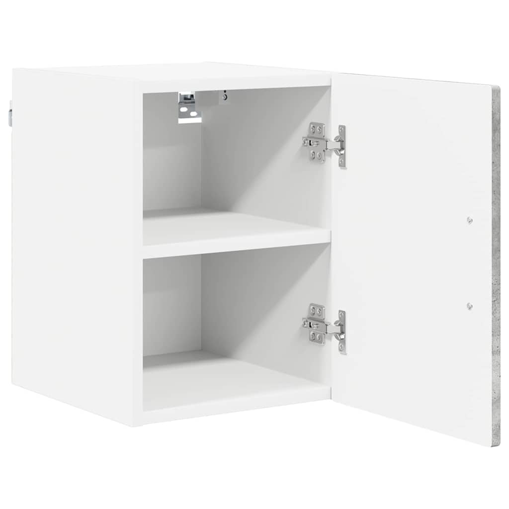 Wall Mounted Cabinet PORTO Concrete Grey 30 X 31 X 40 Cm Engineered Wood