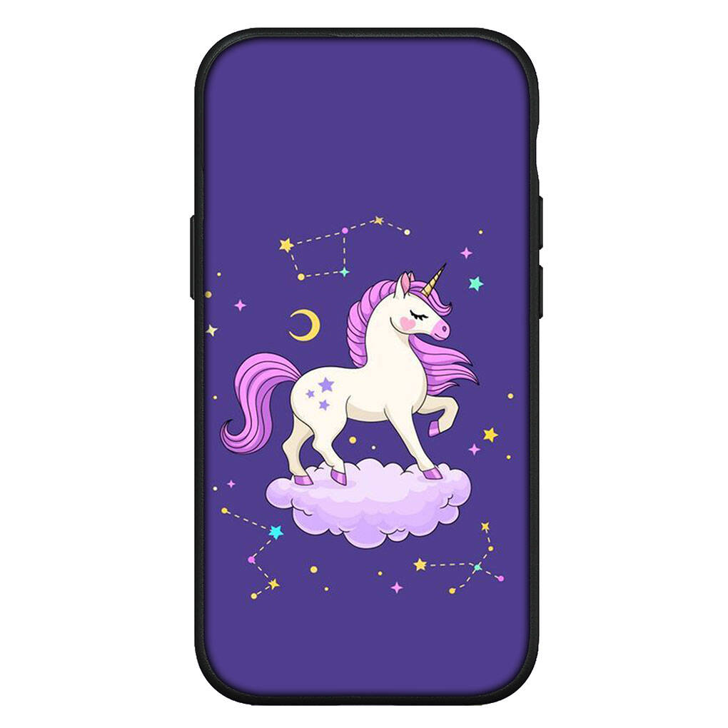 For Samsung Galaxy S25 S24 S23 iPhone 17 16 15 Xiaomi Redmi Note 14 13 12 11 Plus Pro Max XR A37 Phone Case Wallpaper Unicornl Horse OPPO Huawei Cover