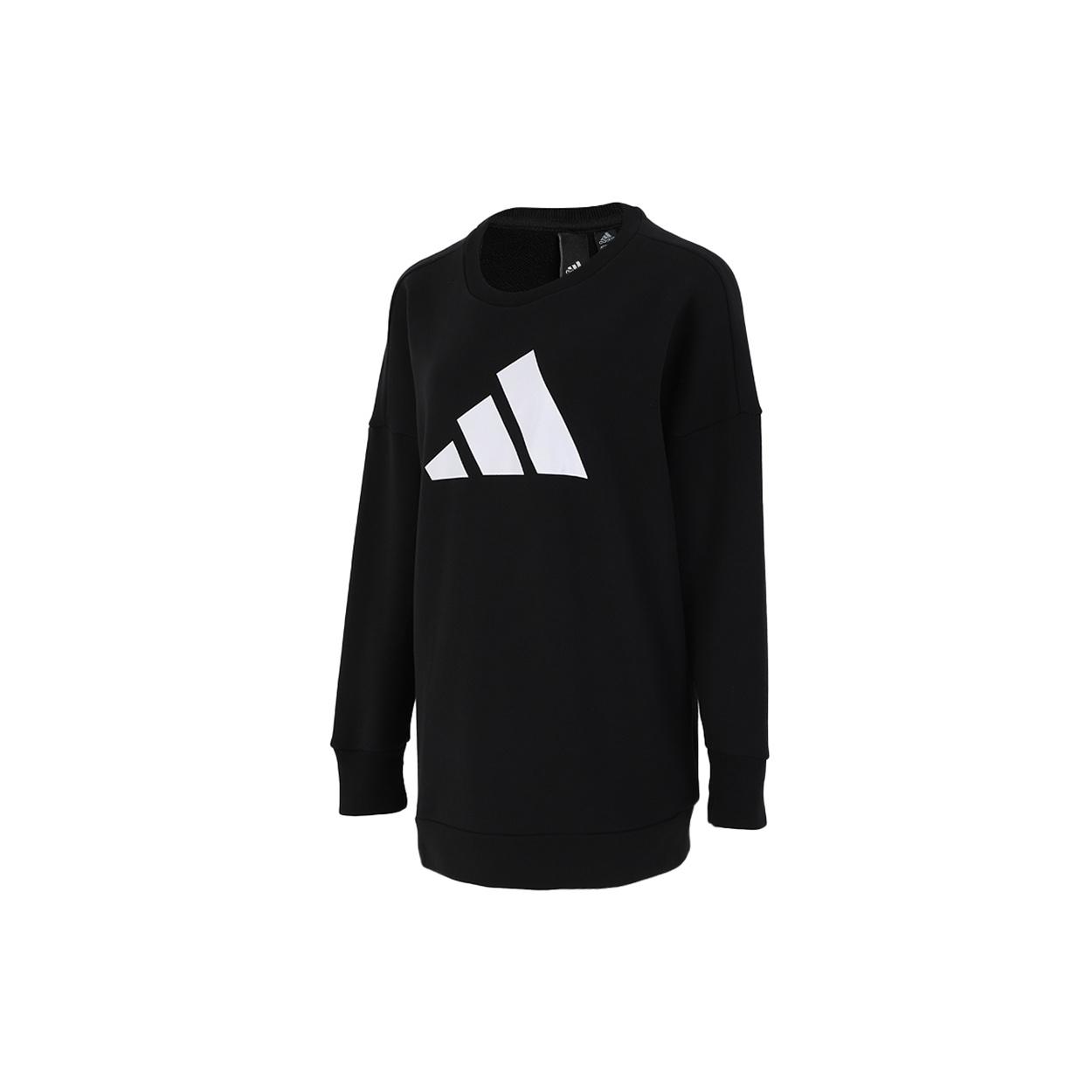 (WMNS) adidas Future Icons Sweatshirt Asia Sizing  Black White  Women s H57330 L