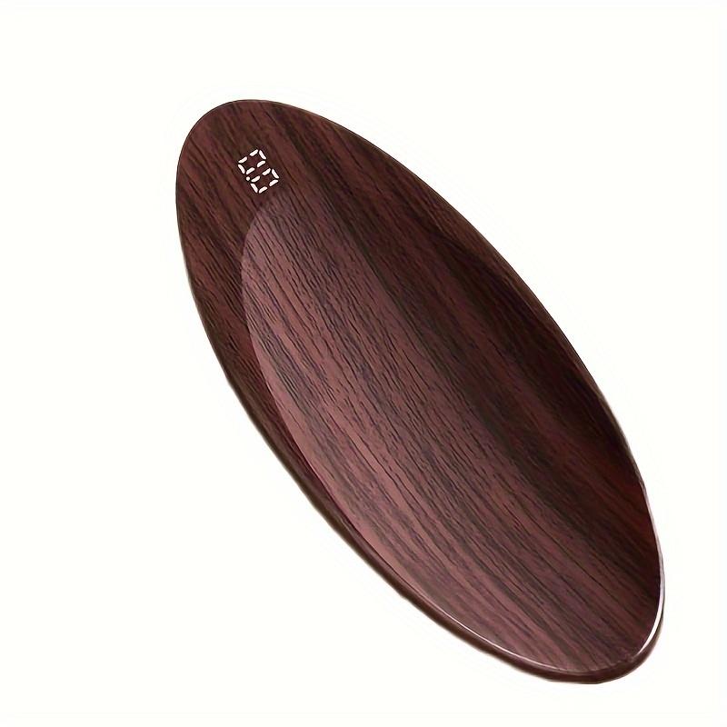 

Компактные кухонные весы высокой точности с USB-подзарядкой, овальный дизайн с текстурой дерева, идеально подходят для приготовления пищи, выпечки, цифрового взвешивания продуктов в граммах