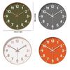 Silent Quartz Wall Clock Round Mute Clock Living Room Decoration Digital Clock  Cafe