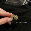 Openwork Lace Unique Ring With Dual Pearl Design Ideal For Fashion Women Forward