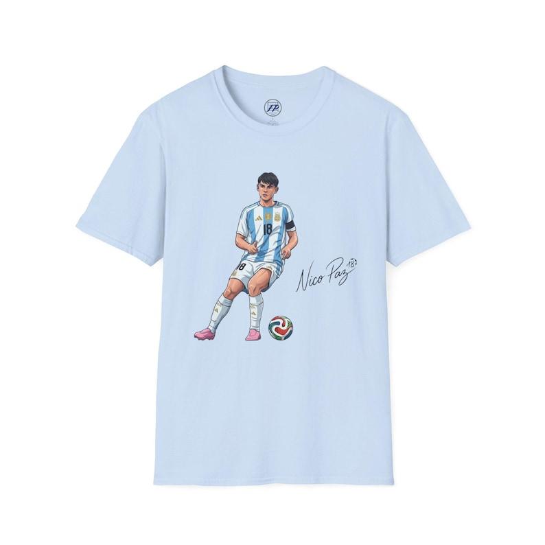 Nico Paz Argentina Football World Cup 2026 T-Shirt 3XL