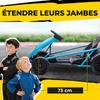 Electric Go-Kart for Kids, 24V, Drift Mode, Ages 8-12, Blue