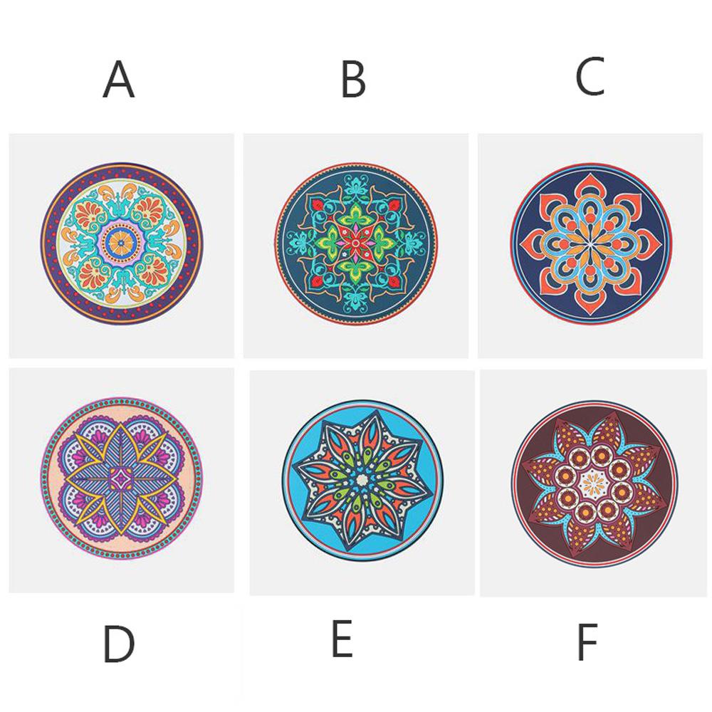 Silicone Hot Pot Pads for Kitchen Round Trivets for Dining Table Cooking Potholders Art Mats Heat Resistant Pot Holders Coaster