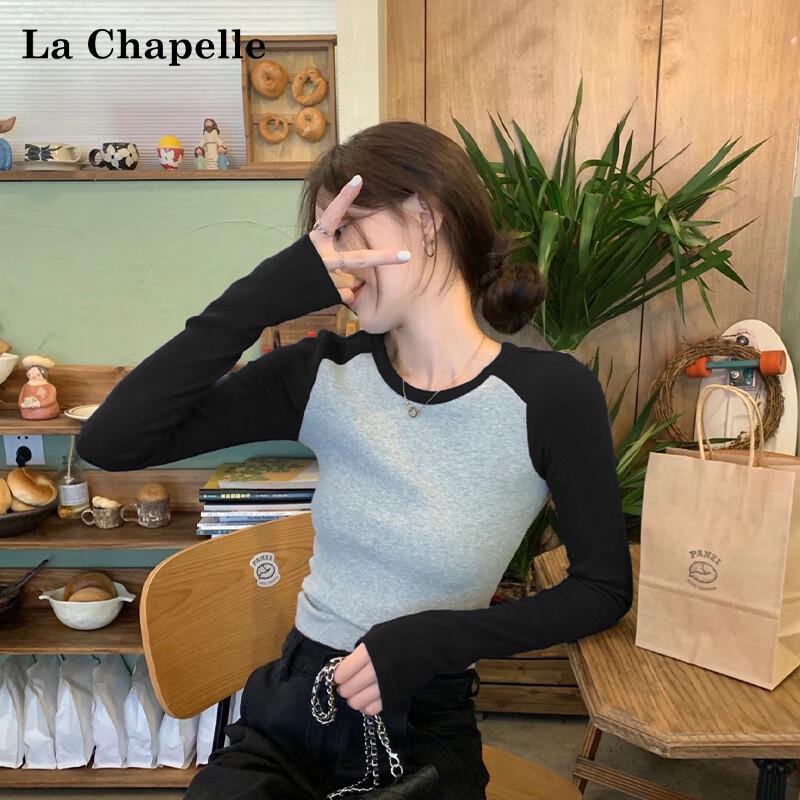 La Chapelle Women s Colorblock Raglan Sleeve T-shirt 2XL