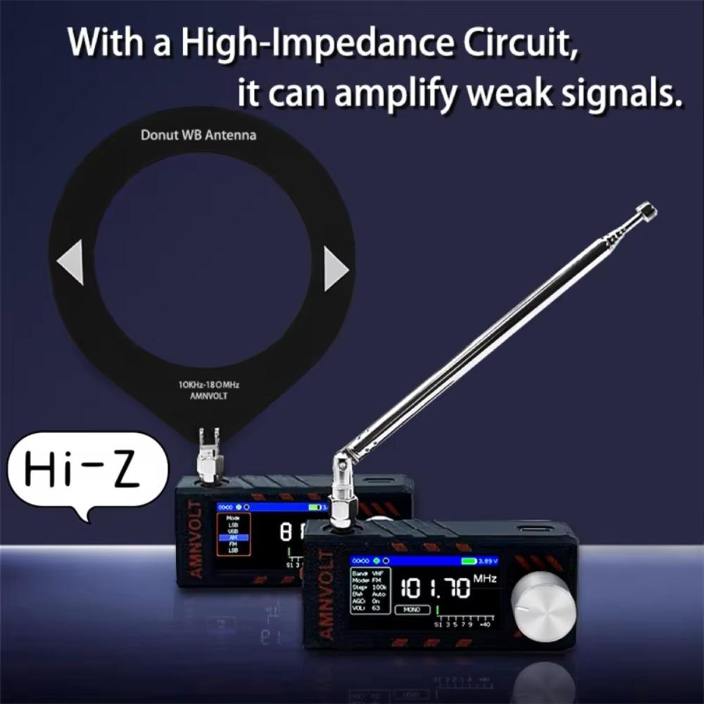 with Headphone Amplifier Pocket Receiver FM AM MW SW SSB SSB Radio  Outdoor Activities