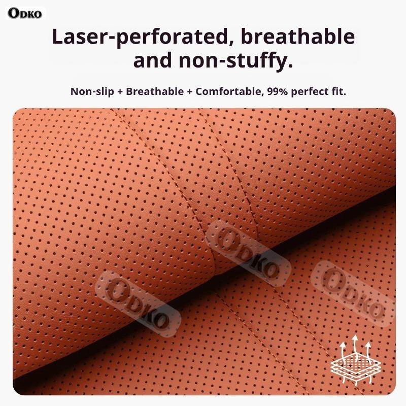 For Opel Astra ASTRA MK5 H Moka New Car Seat Rest Cushion Nappa leather Seat Extender Leg Cushion Memory Foam Seat Padding