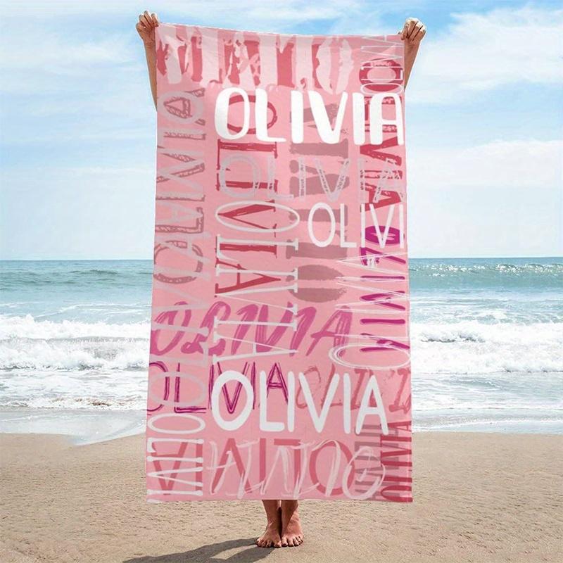 Beach Towel Fashion Printed Pattern Sun Protection Windproof Suitable For Pool Camping Travel Blanket