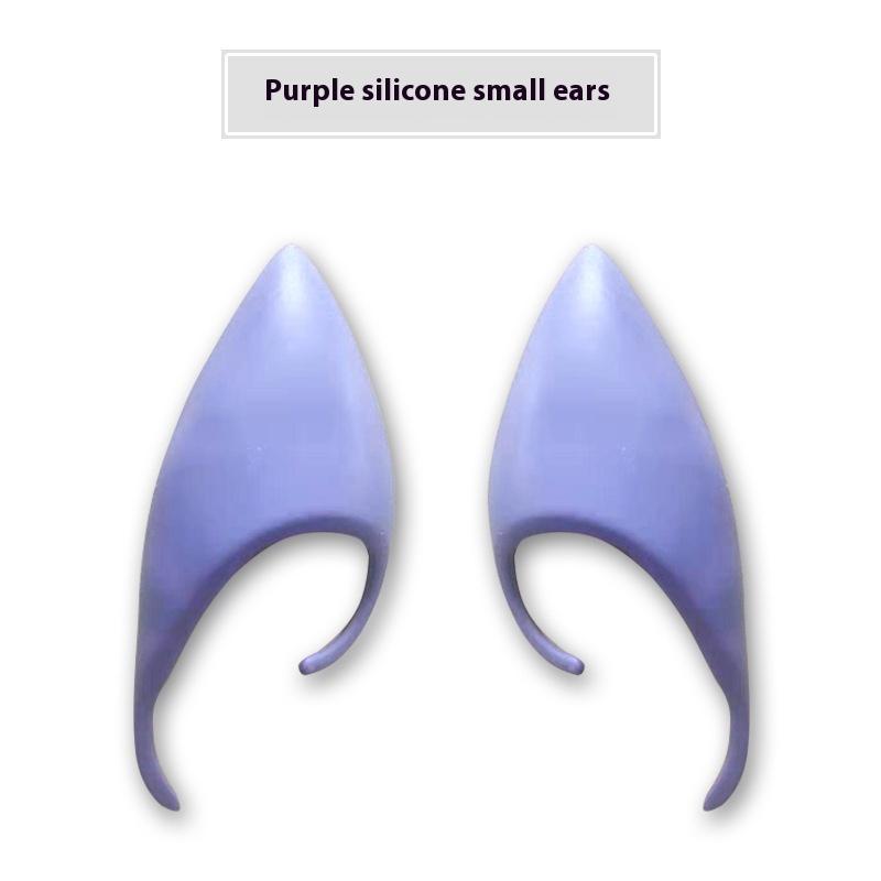 

Хэллоуин Эльфийские уши Латекс Косплей Милый Королева Вампиров Блестящие ушные украшения Реквизит для выступления Прямая трансляция Костюм из сказки Аксессуар