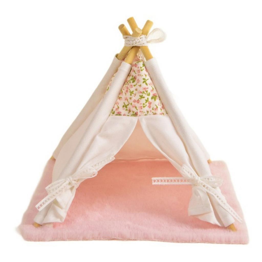1/12 Scale Doll House Camping Tent Cotton Fabric Miniature Playtent Scene Accessory With Realistic Design Doll Decoration