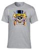 Guns N Roses Top Hat Music Rock icon Grey Kids T-Shirt -057_SZ-Kids-
