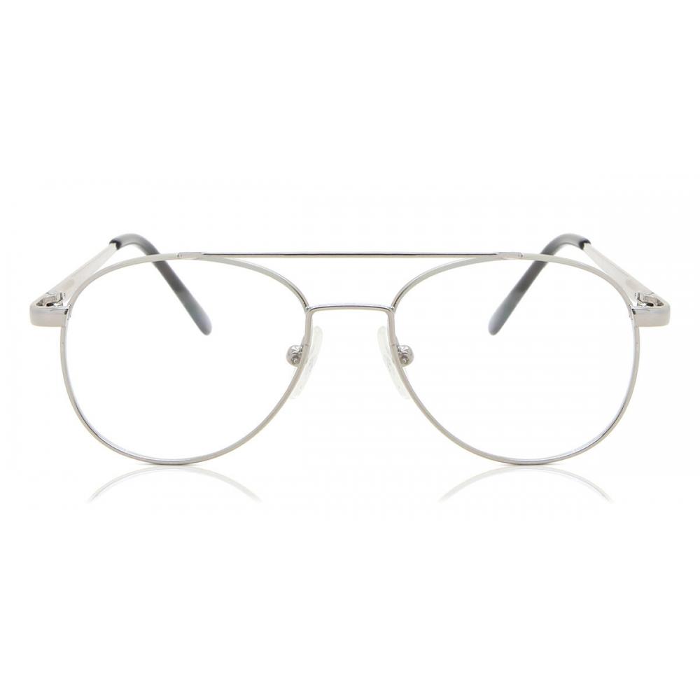 

Полная оправа пилот блестящие серебристые Smartbuy Kids Llevado Mk3 44b модные детские очки Shiny Silver/44