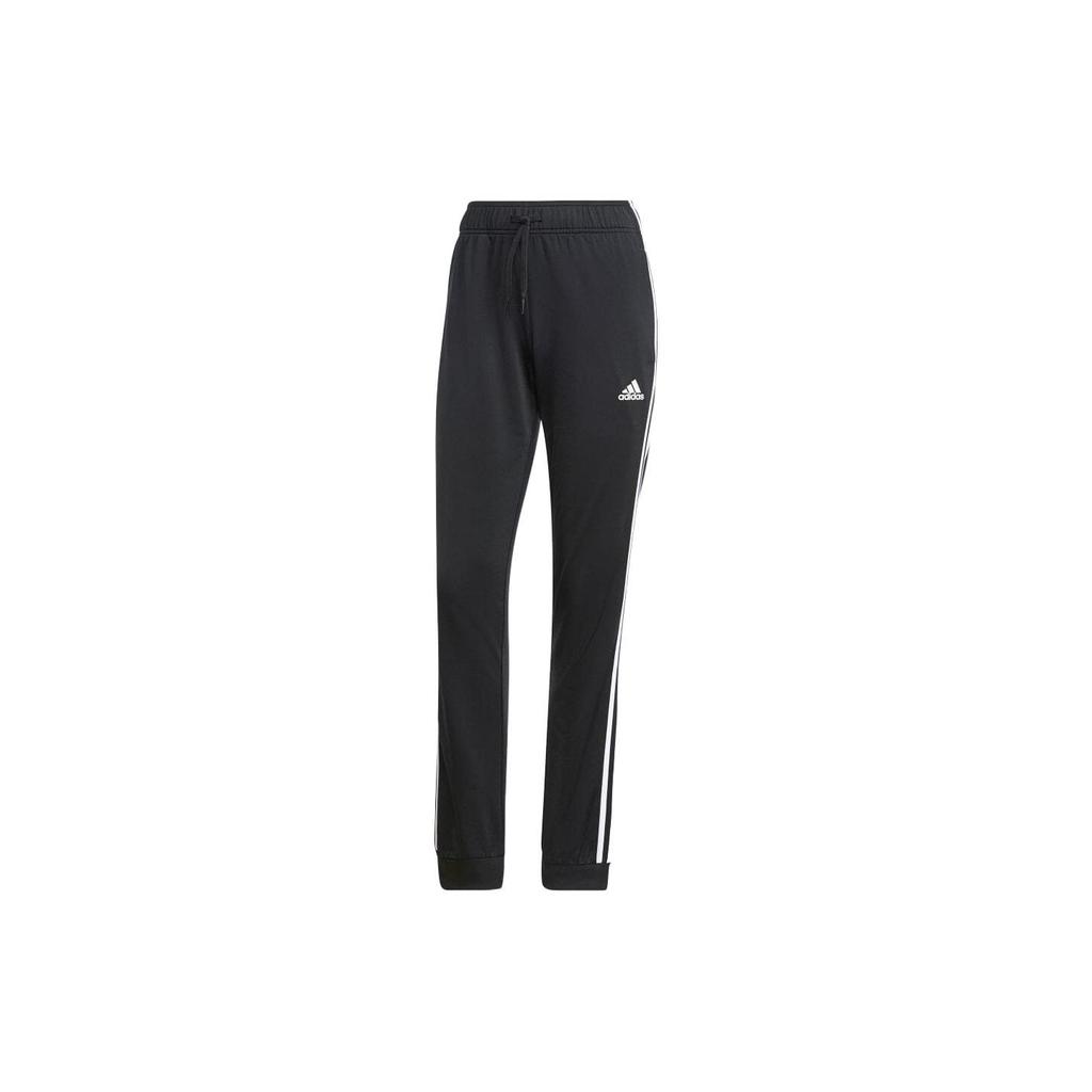 Adidas Three-Stripe Logo Joggers Women Bottoms Black H48447
