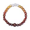 [Hotokudo] Bracciale, Incisione del Sutra del Cuore, Agata, Rosso Degradato