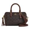 Rowan 18 Classic Logo Tassel Detail Faux Leather Handbag Small Women Handbags Walnut Maple-Brown CCF30-IMYF3