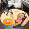 Personalized M-Ms Rachel Round Chair Office Rug - Perfect for Mat, Office Chair & More - Ideal Gift for Birthdays and Holidays