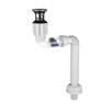 Flexible Sink Drain Pipe Flexible Sink Drain Pipe Quick Drainage And Anti-Odor Design Adjustable P Trap For Kitchen Sink Drain &