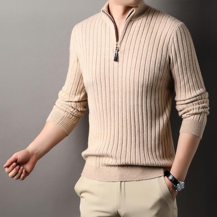 Autumn Knitted Sweater Men's Loose Coat Ins Trendy Outerwear Sweater Versatile Men's Top