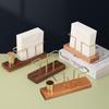 Beech Wood Vertical Tissue & Toothpick Holder for Dining Tables
