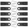 10 Pcs Nylon Plastic Locking Clips Alligator Windproof Clips Durable Tarp Clips  RV Awning