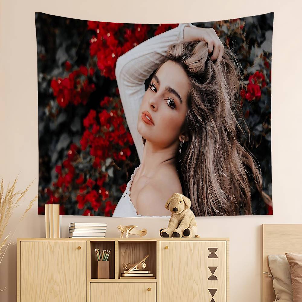 Singer AAddison Rae Printed Large Wall Tapestry Hanging Tarot Hippie Wall Rugs Dorm Art Home Decor