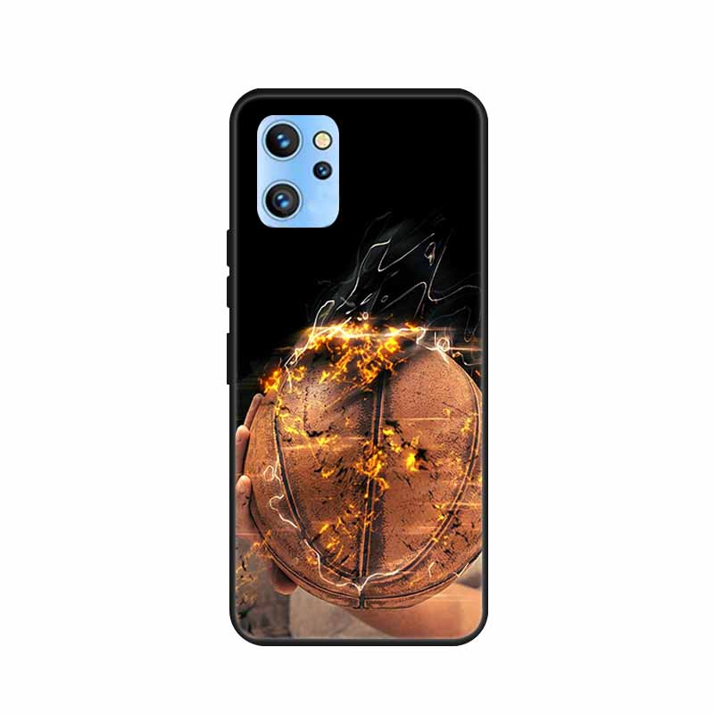 Etui do telefonu Umidigi A13 Pro 2022 Kwiaty Czarny Silikonowy Tylny Pokrowiec Miękki Pokrowiec TPU Do Umidigi A13S Etui A 13 S Coque Funda Torba