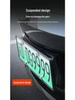 Tesla Model Y Green License Plate Frame - Floating Design