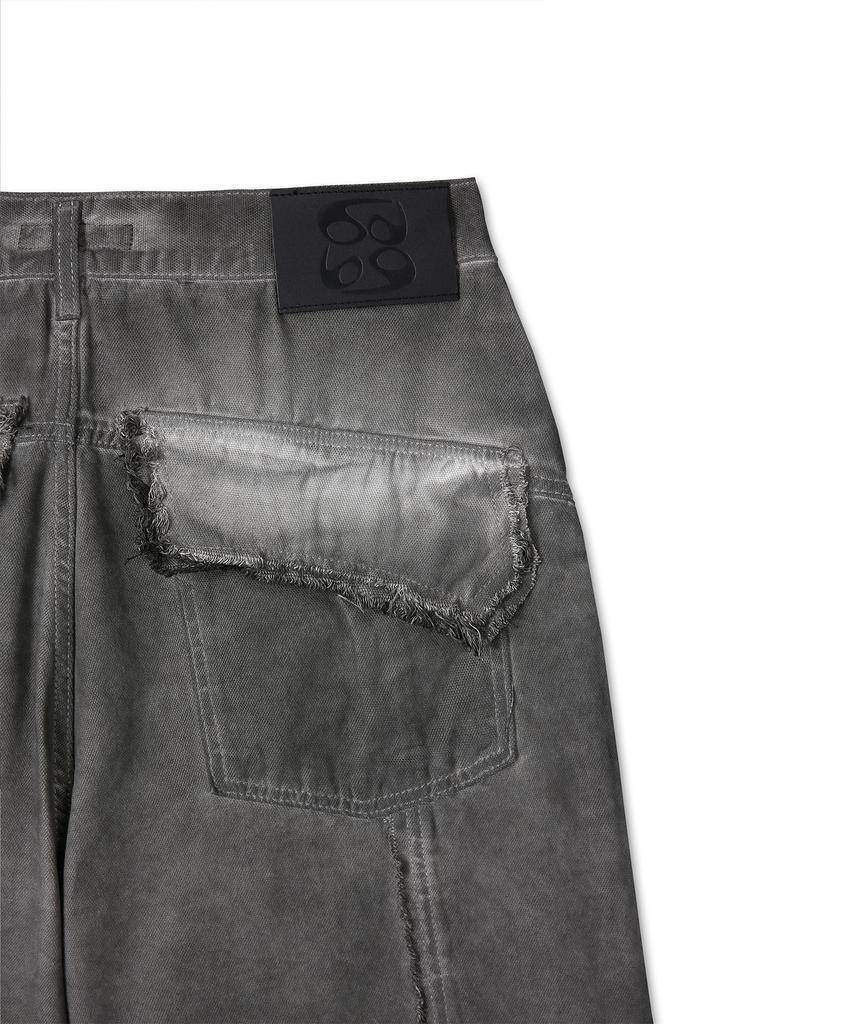 9999ARCHIVE Cut-Out Vintage Bermuda Pants