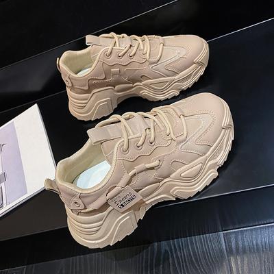 Platform Dad Shoes Women's Spring New Student Shoes All-Matching Casual Sports Women's Shoes