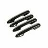 For Toyota RAV4 19-24 Glossy Black Exterior Side Smart Door Handle Cover Trim