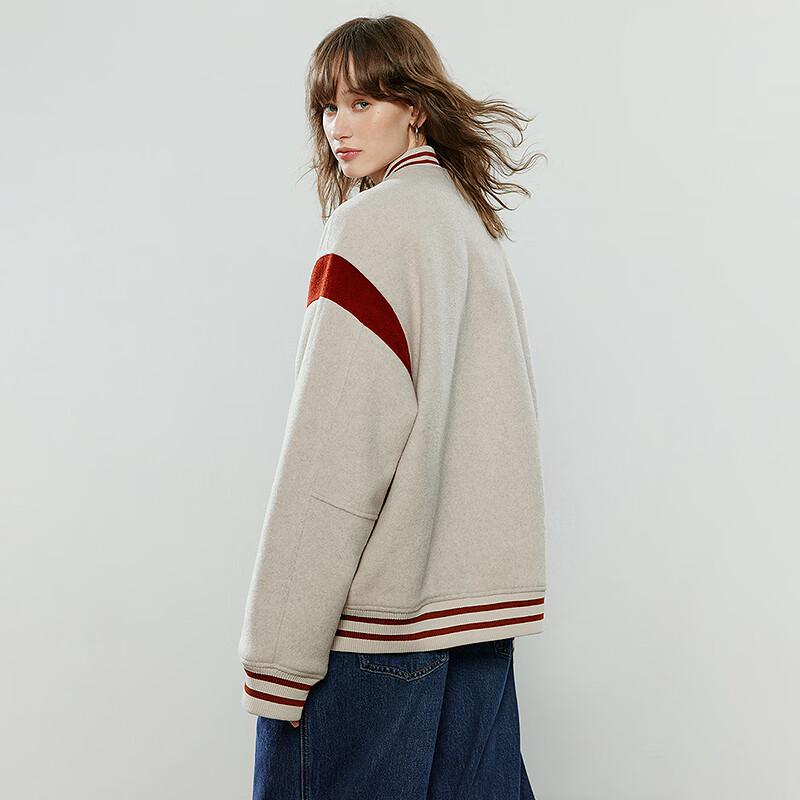 Chuyu Women's Baseball Cotton Padded Jacket