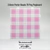 Heat-Resistant 2.6mm Pegboard Nails Set, 104 Pins for Perler Beads Mat Tool