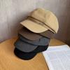 Solid Color Letter A Retro Beret Hat Ladies Polyester Fabric Accessory Fashion