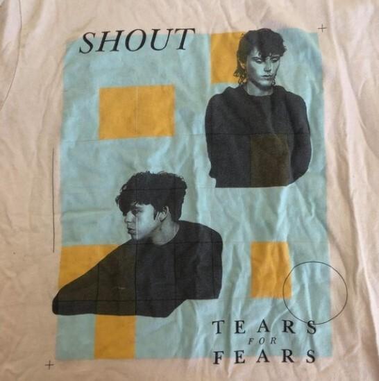 Tears For Fears Tee merch, 2 sided tour shirt, reprinted shirt Unisex T-Shirt XXXL