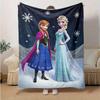 1pc. Winter Wonderland Blanket, Seasonal Decorative Throw, Cartoon Themed Blanket for Cozy Home Decorations, Soft Flannel Throw Blanket, Ver