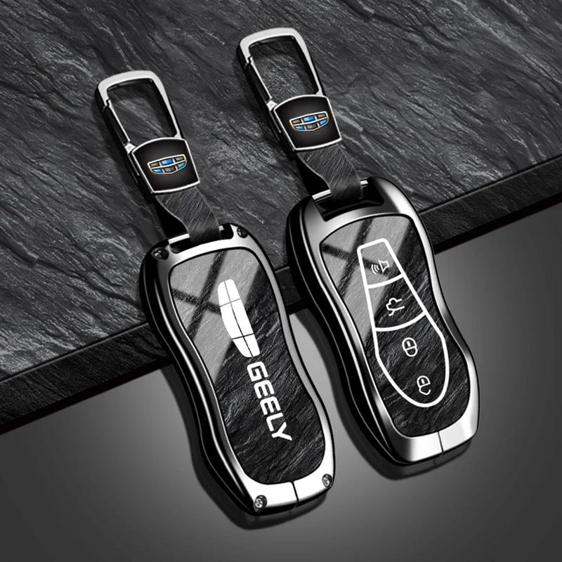 

Zinc alloy car key case suitable for Geely Tugella 2020 Azkarra Xingyue Boyue Pro Atlas Pro Gili Tugella car key protection case